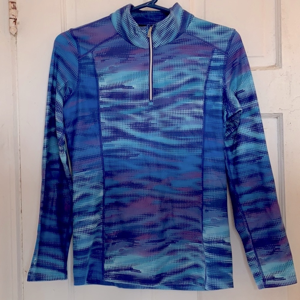 Sunice kids unisex 1/4 zip active top in size large